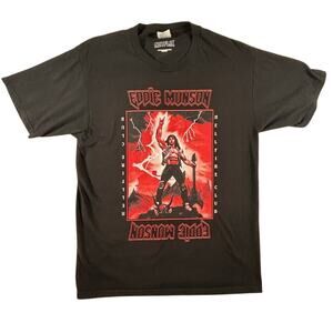 Netflix Stranger Things Eddie Munson Hellfire Club T-Shirt - Medium